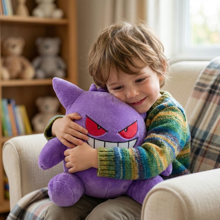 Peluche Amigos De Pikachu Gengar morado Mediano - Imagen 3