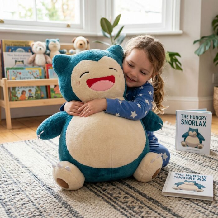 Peluche Amigo De Pikachu Snorlax Gigante - Imagen 4