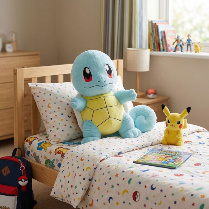 Peluche Amigo De Squirtle celeste Mediano - Imagen 2