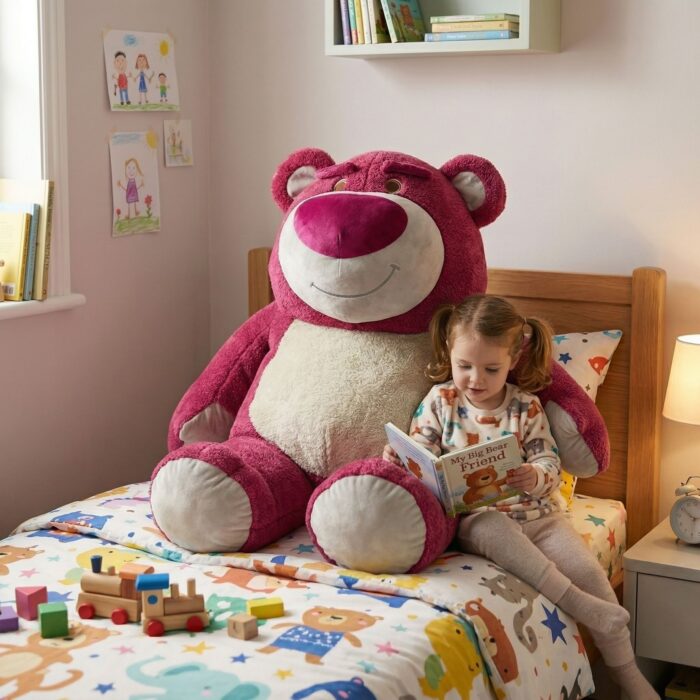 Peluche Kawaii Oso Gigante Guinda - Imagen 3