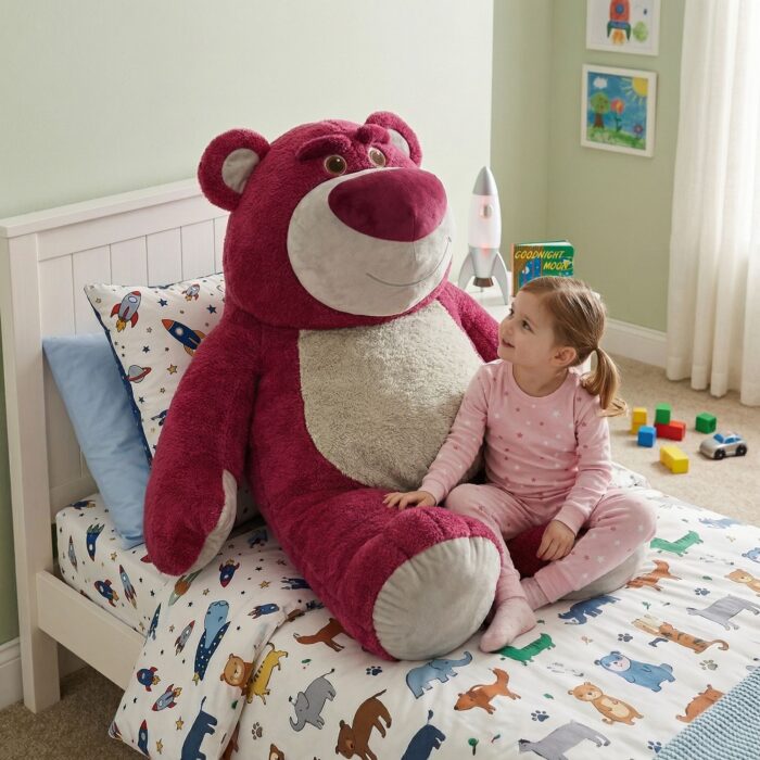 Peluche Kawaii Oso Gigante Guinda - Imagen 4