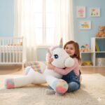 Peluche Gigante Kawaii Unicornio Blanco
