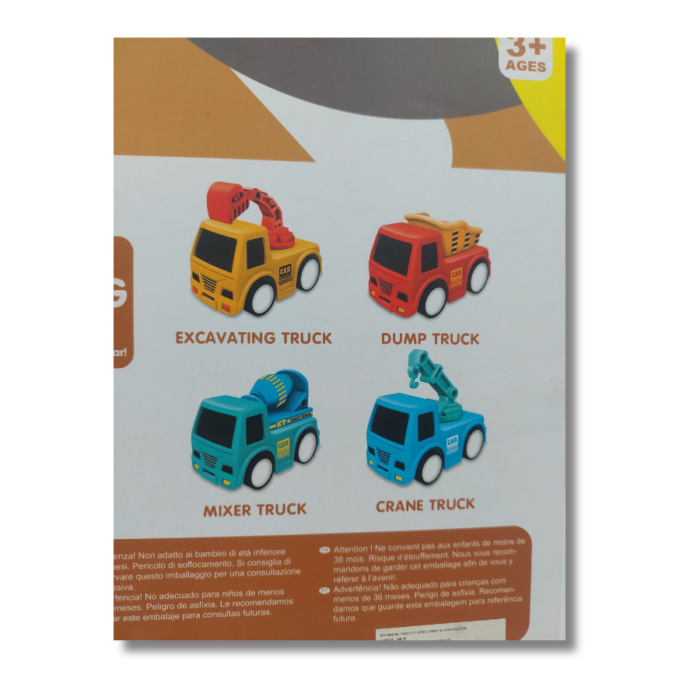 Juguete Set de 8 Camiones - Imagen 2