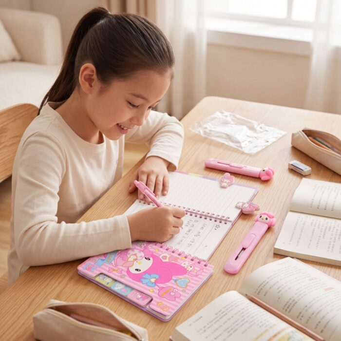 Pack Escolar Gatita Rosa 1 - Imagen 3