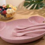 Plato para Bebé - Modelo Oso Rosado - Imagen 2