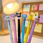 Pack de 6 Lapiceros de Colores Amigos de la Gatita Coqueta