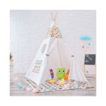 Carpa Tipi más Alfombra con diseño Buho Hojas - Imagen 6