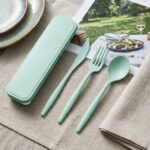 Set de Cubiertos de Camping - Verde
