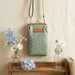 Bolso Cruzado Acolchado para Teléfono Verde Oliva Con Monedero - Imagen 4