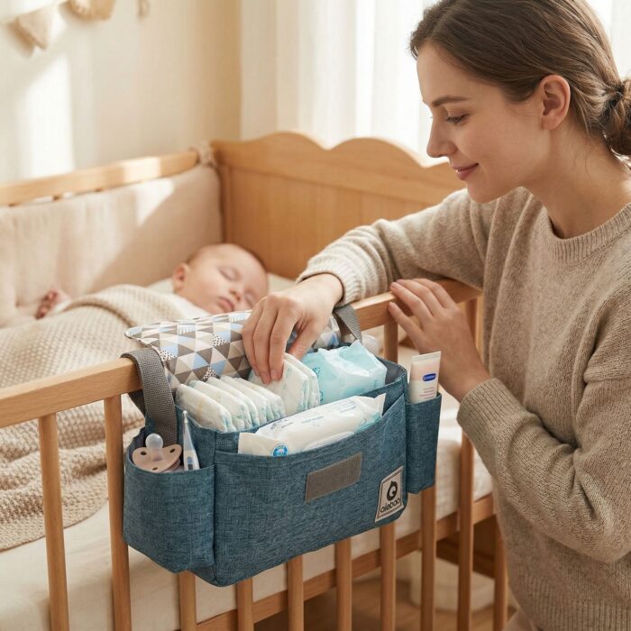 Organizador Maternal Colgante Azul - Imagen 3