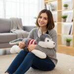 PELUCHE DE PERRO SIBERIANO MEDIANO