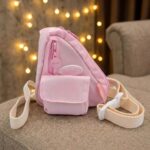Monedero Morral kawaii Rosado Bebé con tirante