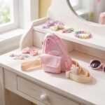 Monedero Morral kawaii Rosado Bebé con tirante - Imagen 2