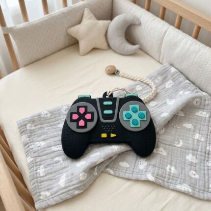 Mordedor para Bebe forma de Mando Negro