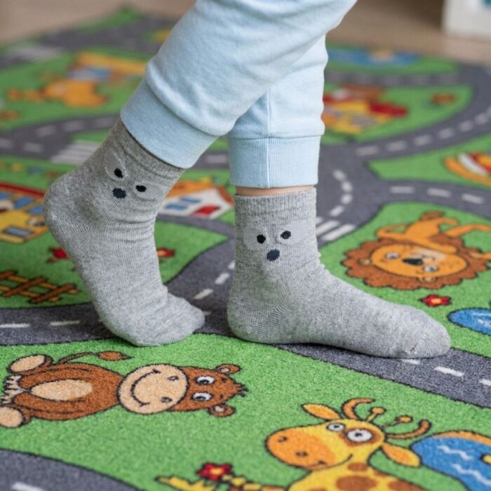 Pack de 3 Medias de Niños Colores Blanco, Gris y Negro - Imagen 3