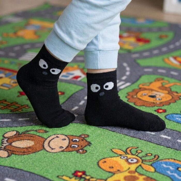 Pack de 3 Medias de Niños Colores Blanco, Gris y Negro - Imagen 5