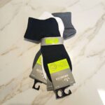 PACK DE 3 MEDIAS DE MUJER COLORES NEGRO, BLANCO Y PLOMO