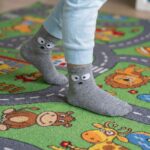 Pack de 3 Medias para niña colores Plomo, Azul y Gris - Imagen 2