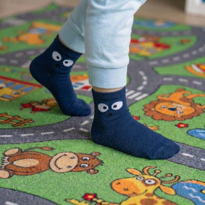 Pack de 3 Medias para niña colores Plomo, Azul y Gris - Imagen 3