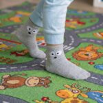 Pack de 3 Medias para niña colores Plomo, Azul y Gris - Imagen 4