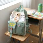 Mochila Kawaii Osito Verde - Imagen 3