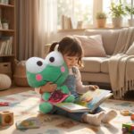 Peluche Rana Tierna Con Vestido Rosa - Imagen 4