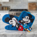 Guante de Horno y Toma Olla Mickey Mouse Azul