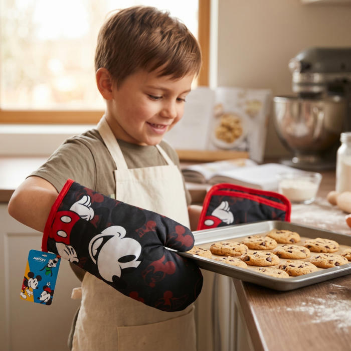 Guante de Horno y Toma Olla Mickey Mouse Negro - Imagen 4