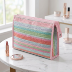 Neceser Organizador de Maquillaje Rosa - Imagen 3