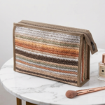Neceser Organizador de Maquillaje Marrón