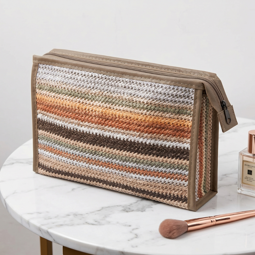 9 Neceser Organizador de Maquillaje Marrón - Imagen 1