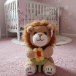 Peluche de León con Flor 30cm