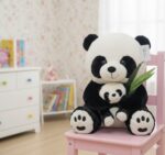 Peluche Panda con Cría 44 cm
