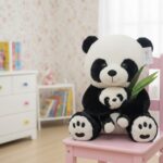 Peluche Panda con Cría 44 cm