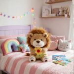 Peluche de León con Flor 40 cm - Imagen 3