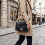 Cartera de Cuadros Negro - Imagen 4