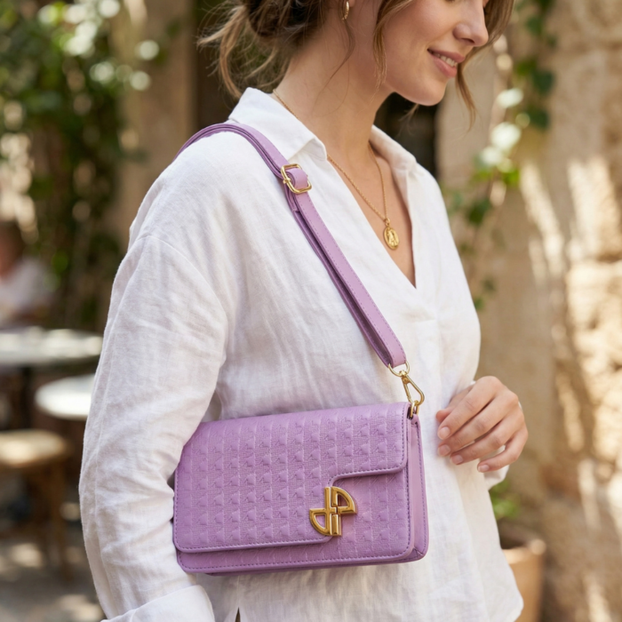 Cartera de Mano Lila - Imagen 3