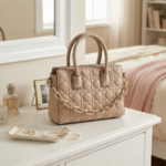 Cartera de Mano Beige
