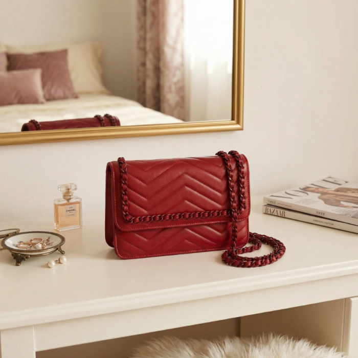 Cartera de Mano Rojo - Imagen 2