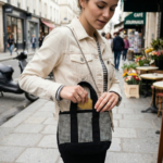 Cartera de Mano Mini Tote Negro - Imagen 3