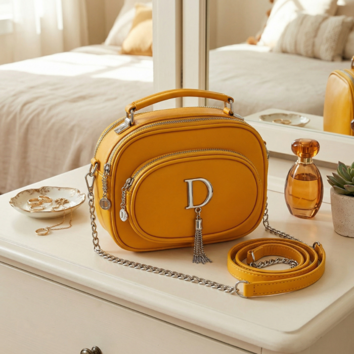 Cartera Bandolera Amarillo - Imagen 2