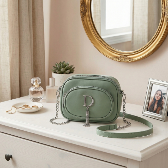 Cartera Bandolera Verde - Imagen 2