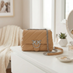 Cartera de Hombro Marrón Claro - Imagen 2