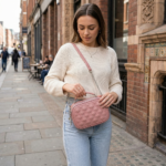 Cartera de Hombro con Morral Rosado - Imagen 4
