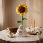 Girasol Gigante Tejido a Mano 45 cm