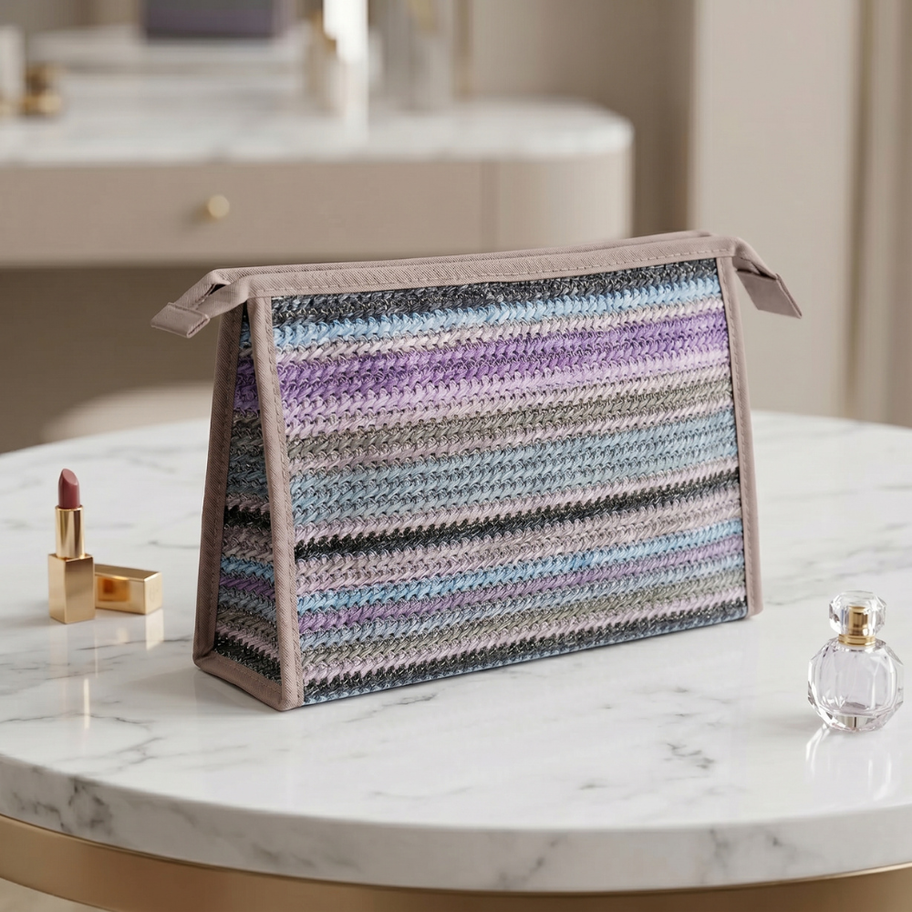 DGH261713-Neceser Crochet Lila_1 Neceser Organizador de Maquillaje Lila - Imagen 1
