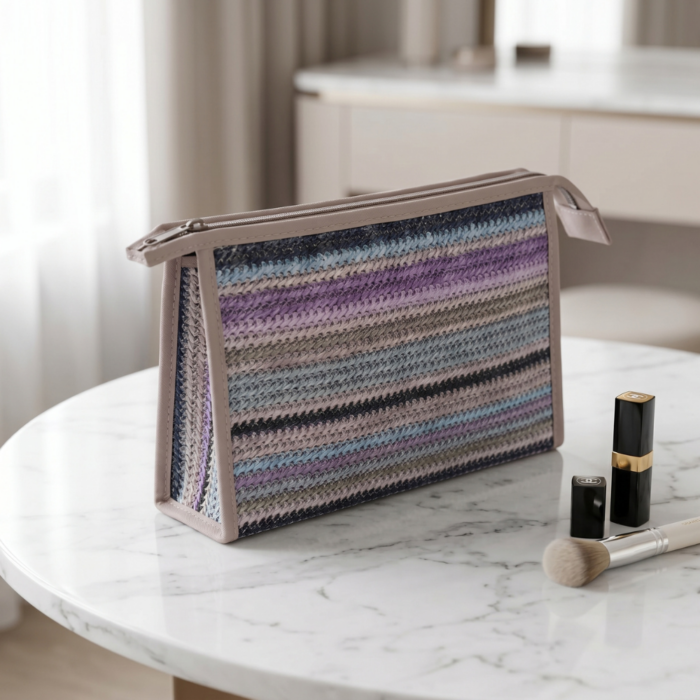 Neceser Organizador de Maquillaje Lila - Imagen 2
