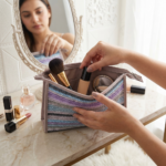 Neceser Organizador de Maquillaje Lila - Imagen 3