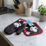 Guante de Horno y Toma Olla Mickey Mouse Negro - Imagen 2