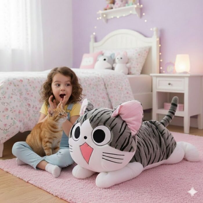 Peluche Gato Echado Grande - Imagen 2
